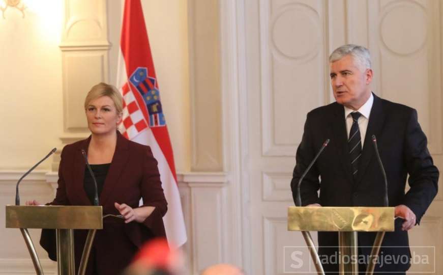 Grabar-Kitarović i Čović: Hrvatska grli BiH, ne želimo negativnu klimu 
